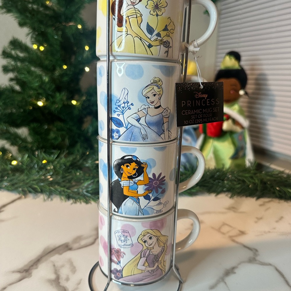 Disney Princess Ceramic Mug Set - Multicolor